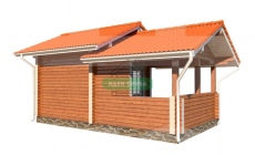 Проект беседки Снежинка